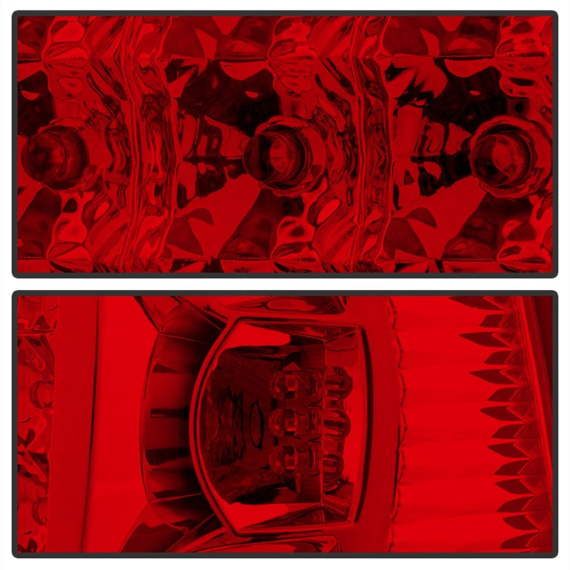 SPYDER Xtune Ford F150 Styleside 97-03 Super Duty 99-07 LED Tail Lights Red Smoke ALT-ON-FF15097-LED-RC 5034076