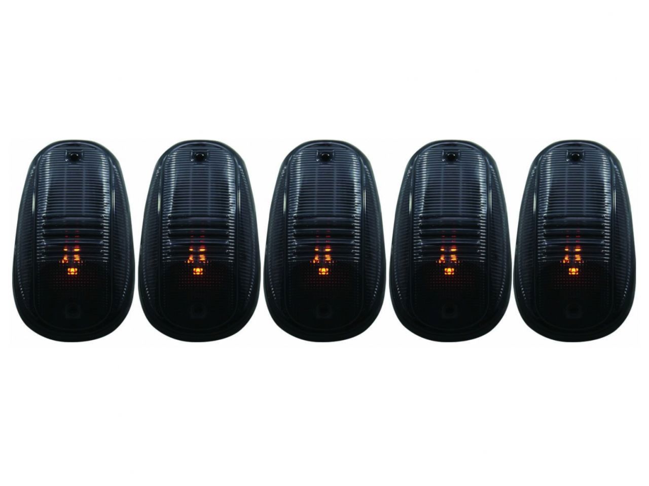 Anzo 2003-2015 Dodge Ram 3500 LED Cab Roof Light Kit Smoke 5pc