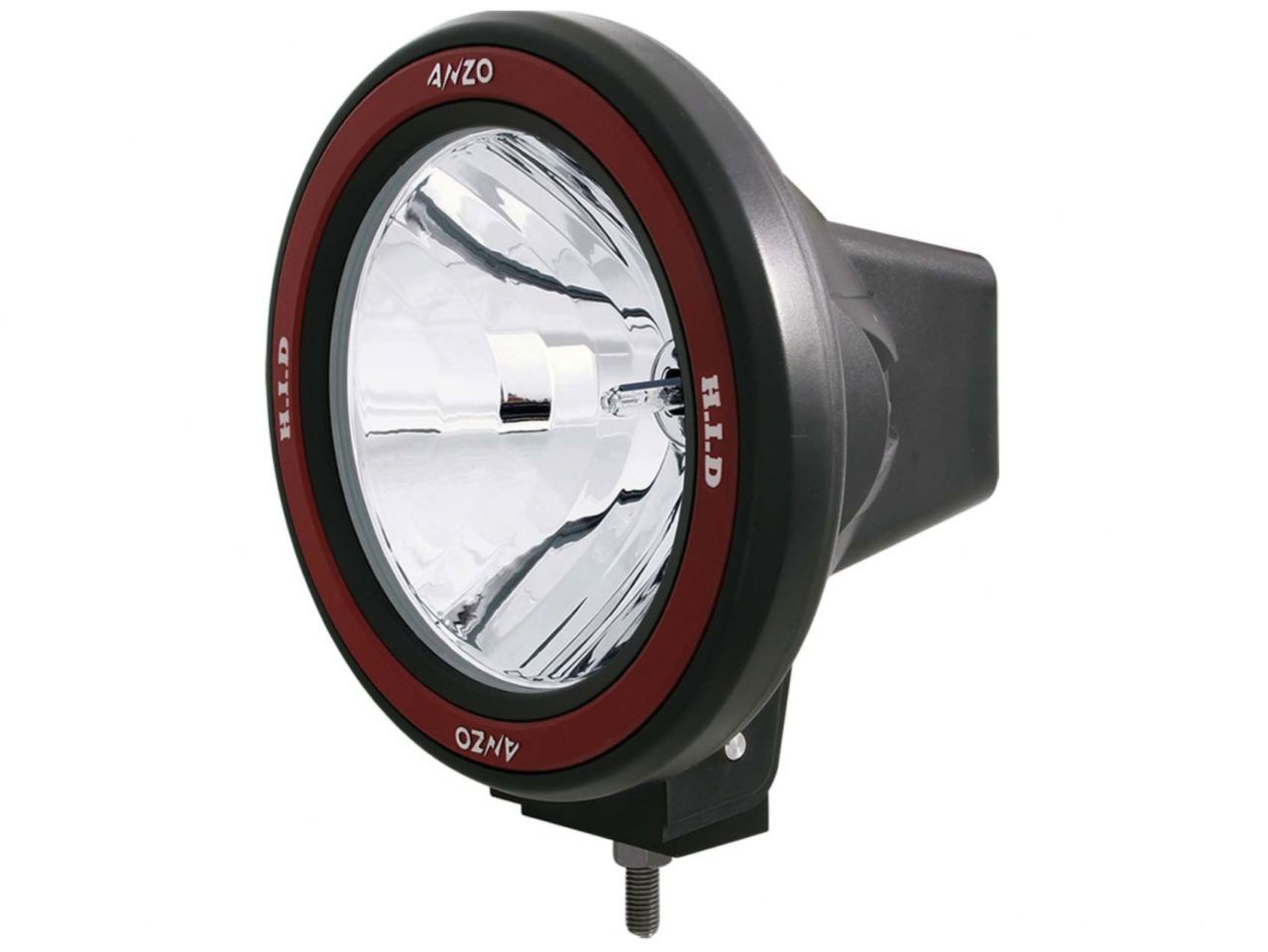 Anzo Hid Off Road Light Universal 4in HID Off Road Fog Light w/ USA Red