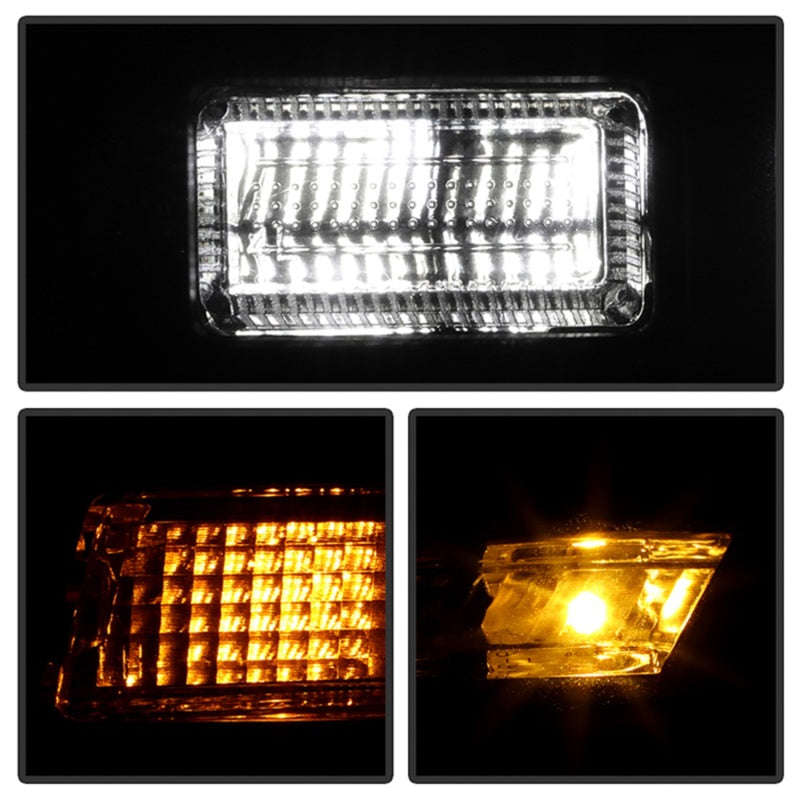 SPYDER 14-21 Jeep Grand Cherokee Proj Headlights - Halogen Model Only - PRO-YD-JGC14HALSI-SBGR-BK 5088949