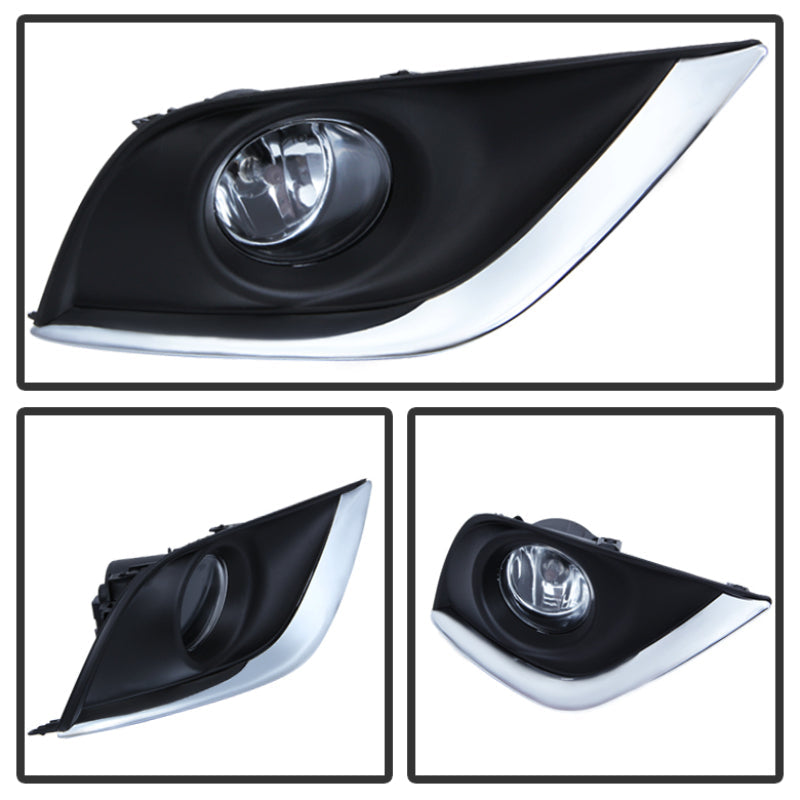 Spyder Nissan versa 2015+ OEM Fog Lights w/Switch Clear FL-NV2015-C 5080240