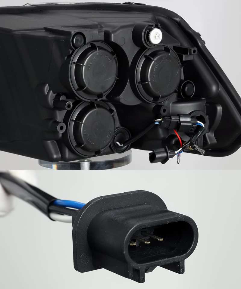AlphaRex 09-18 Dodge Ram 1500HD PRO-Series Projector Headlights Plank Style Black w/Seq Signal/DRL 880597 *Discontinued