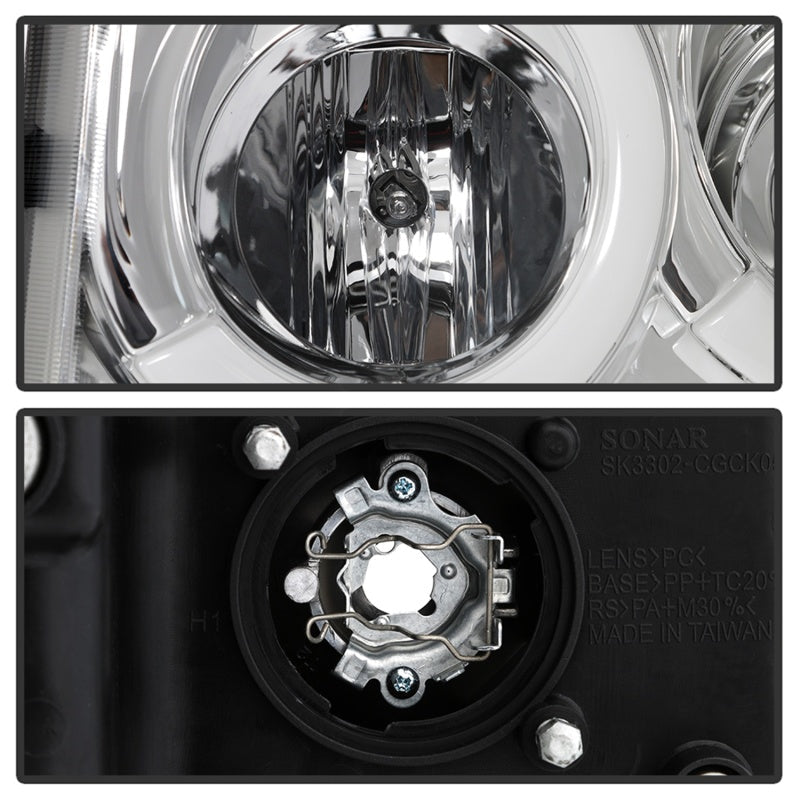 Spyder 05-07 Jeep Grand Cherokee - Light Bar Projector Headlights - Chrome - PRO-YD-JGC05V2-LB-C 5086112