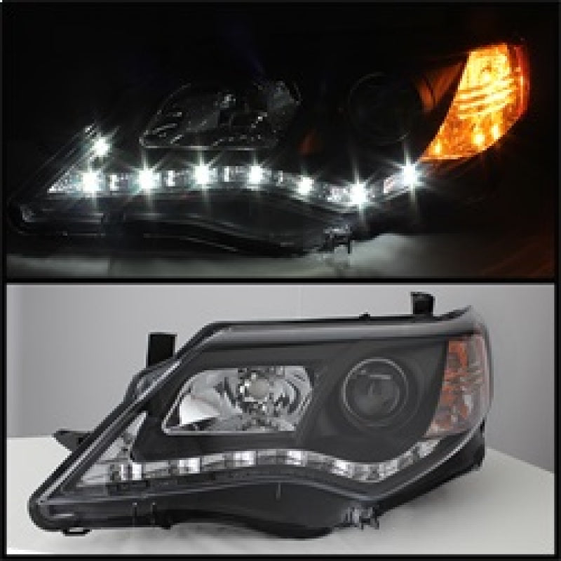 Spyder Toyota Camry 12-14 Projector Headlights DRL Blk High 9005 (Not Included PRO-YD-TCAM12-DRL-BK 5072658