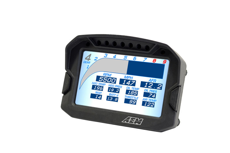 AEM CD-5G Carbon Digital Dash Display w/ Interal 10Hz GPS & Antenna 30-5602