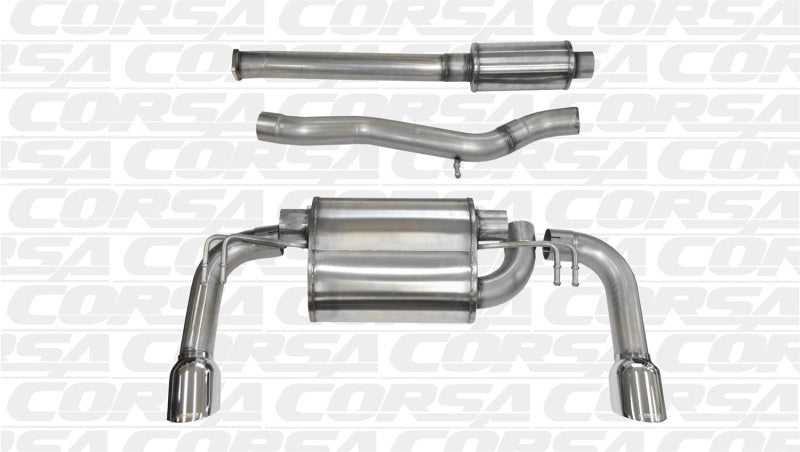 Corsa Performance 08-14 Mitsubishi Lancer Evolution X Sedan 2.0L Polished Sport Dual