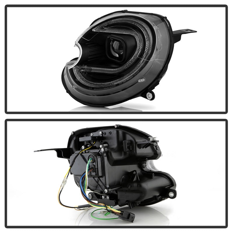 Spyder Mini Cooper 07-12 V2 Xenon/HID Only Projector Headlights - Black PRO-YD-MC07V2HIDSI-SBLB-BK 5088222