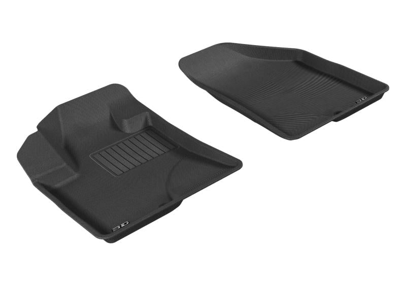 3D MAXpider 2007-2012 Hyundai Veracruz Kagu 1st Row Floormat - Gray L1HY00811501