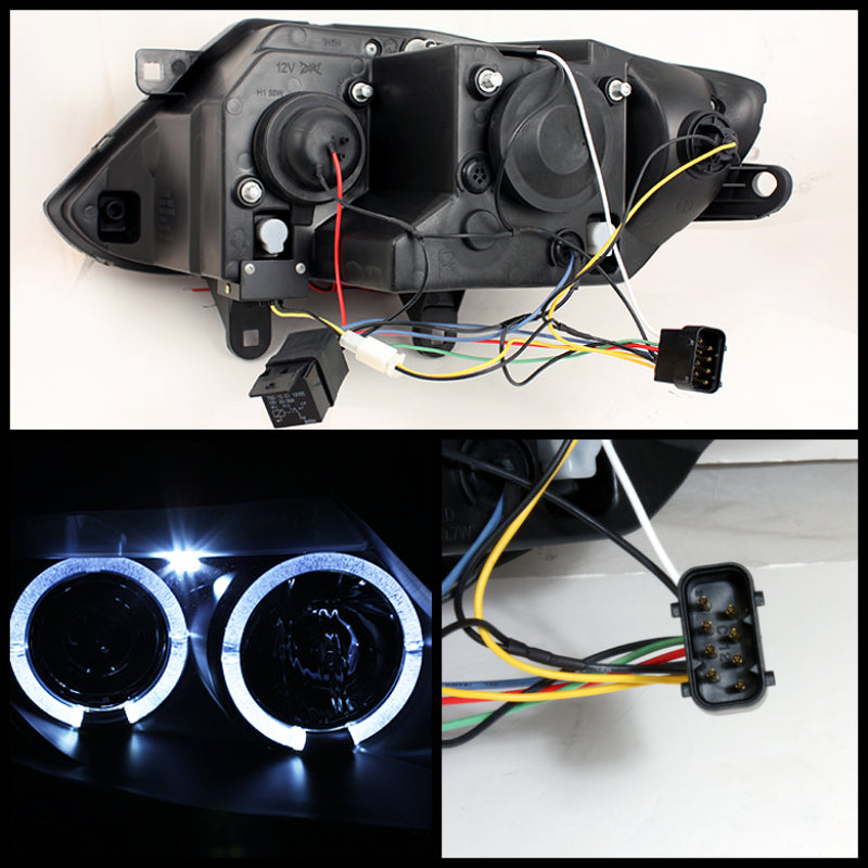Spyder BMW Z4 03-08 Projector Headlights Xenon/HID Model Only - LED Halo Chrome PRO-YD-BMWZ403-HID-C 5029683