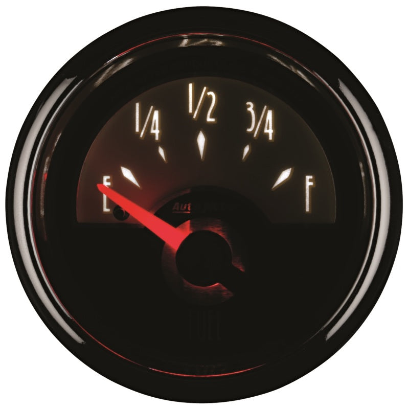 AutoMeter Gauge Fuel Level 2-1/16in. 240 Ohm(e) to 33 Ohm(f) Elec Cruiser 1117