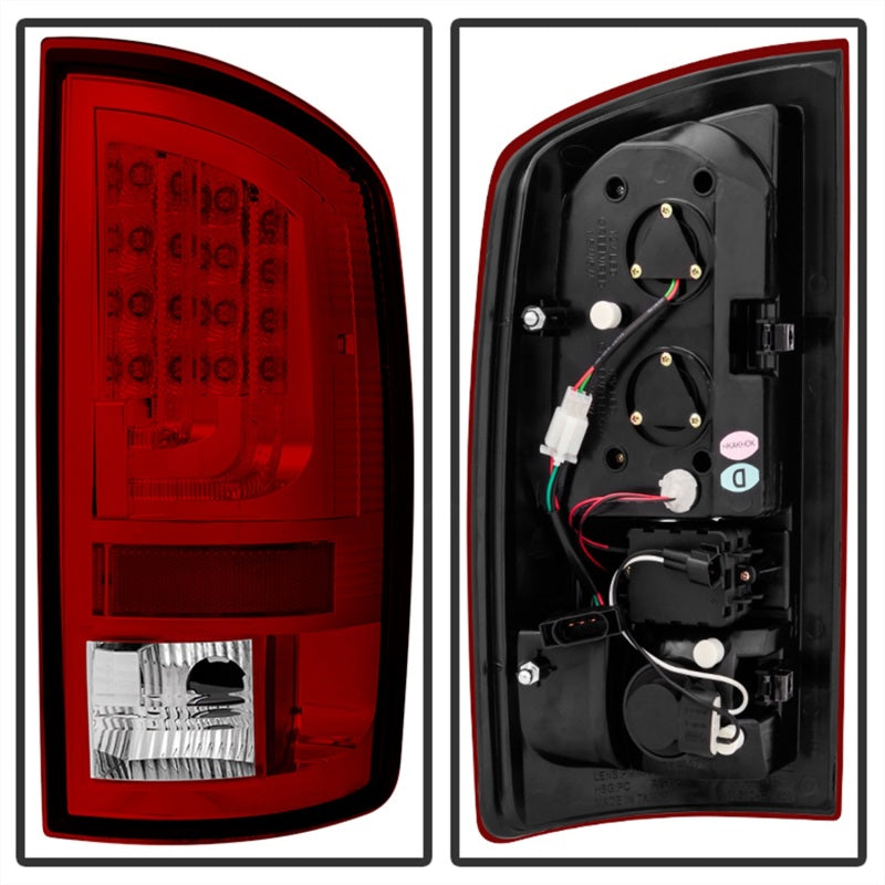 Spyder Dodge Ram 07-08 1500 Version 2 LED Tail Lights - Red Clear ALT-YD-DRAM06V2-LED-RC 5081971