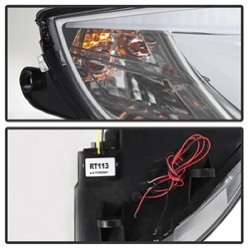 Spyder BMW Z4 03-08 Projector Headlights Halogen Model Only - LED Halo Chrome PRO-YD-BMWZ403-HL-C 5029089