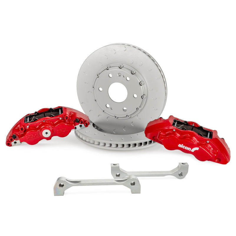 Alcon 19+ Silverado/Sierra 20+ Suburban/Tahoe/Yukon/Esc 355x33mm 6-Piston Red Caliper FRT Brake Kit BKF1559BF58