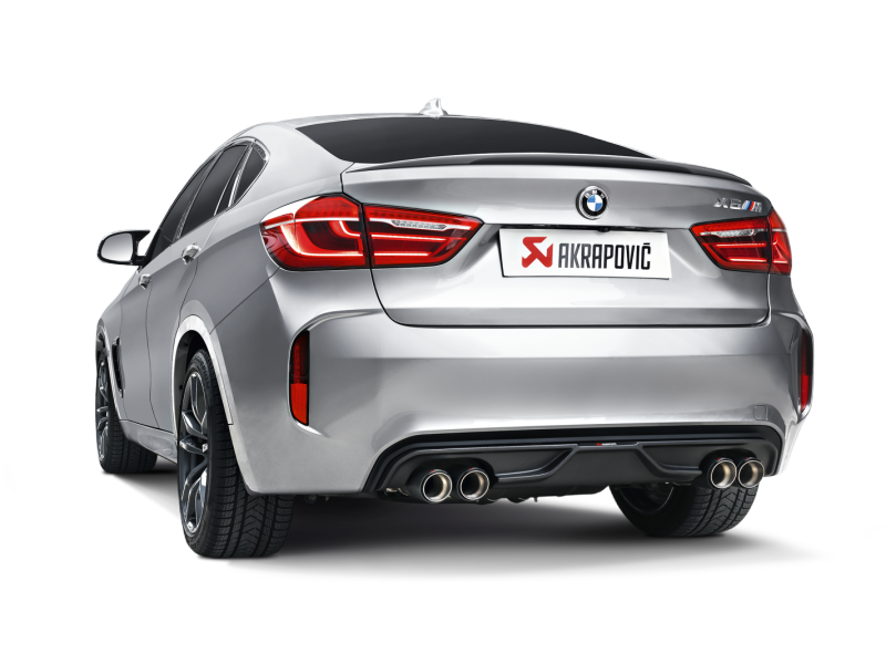Akrapovic 15-17 BMW X5M (F85) Evolution Line Cat Back (Titanium) w/ Carbon Tips S-BM/T/1