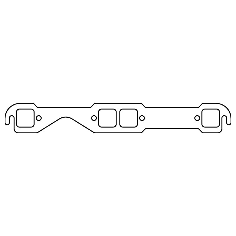 Cometic Gasket Cometic Chevy Gen1 Small Block V8 .060in HTS Exhaust Mani Gskt Set-1.450in x 1.480in Rectangle Port C5892HTS