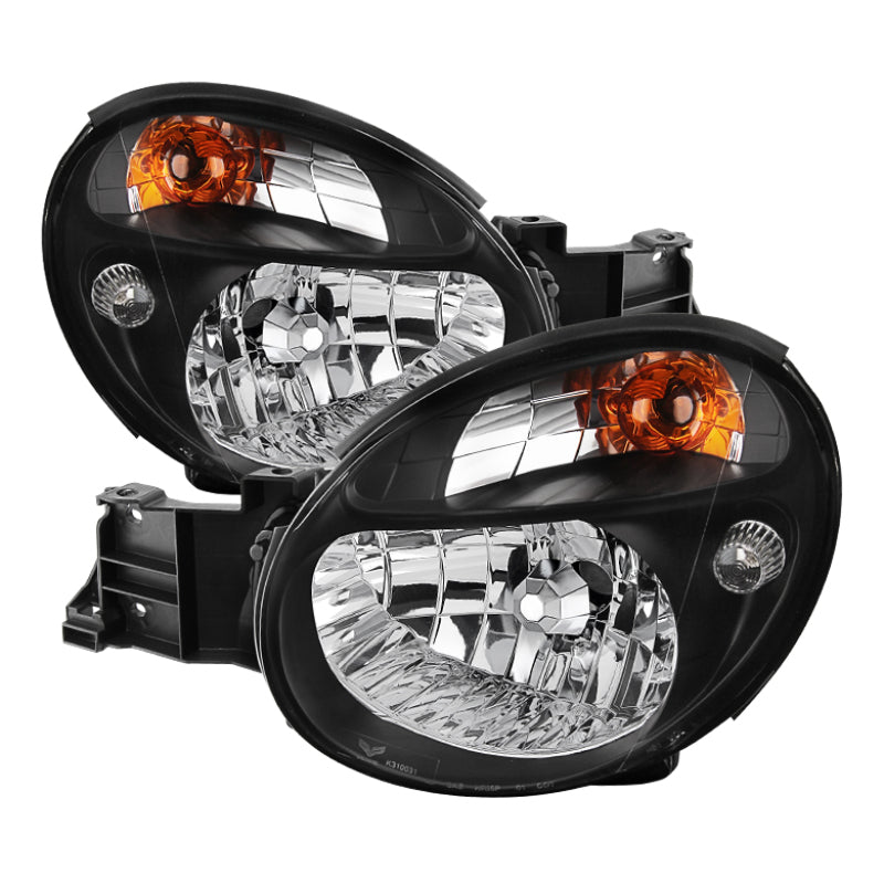 SPYDER Xtune Sabaru Impreza / Outback / Wrx 02-03 Crystal Headlights Black HD-JH-SI02-BK 9028151