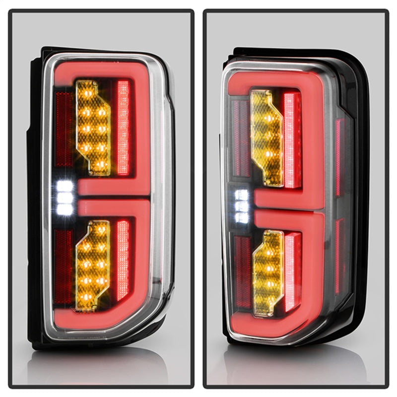 SPYDER 21-23 Ford Bronco (Factory LED Model Only) LED Tail Lights - Black (ALT-YD-FB21LED-LED-BK) 5088765