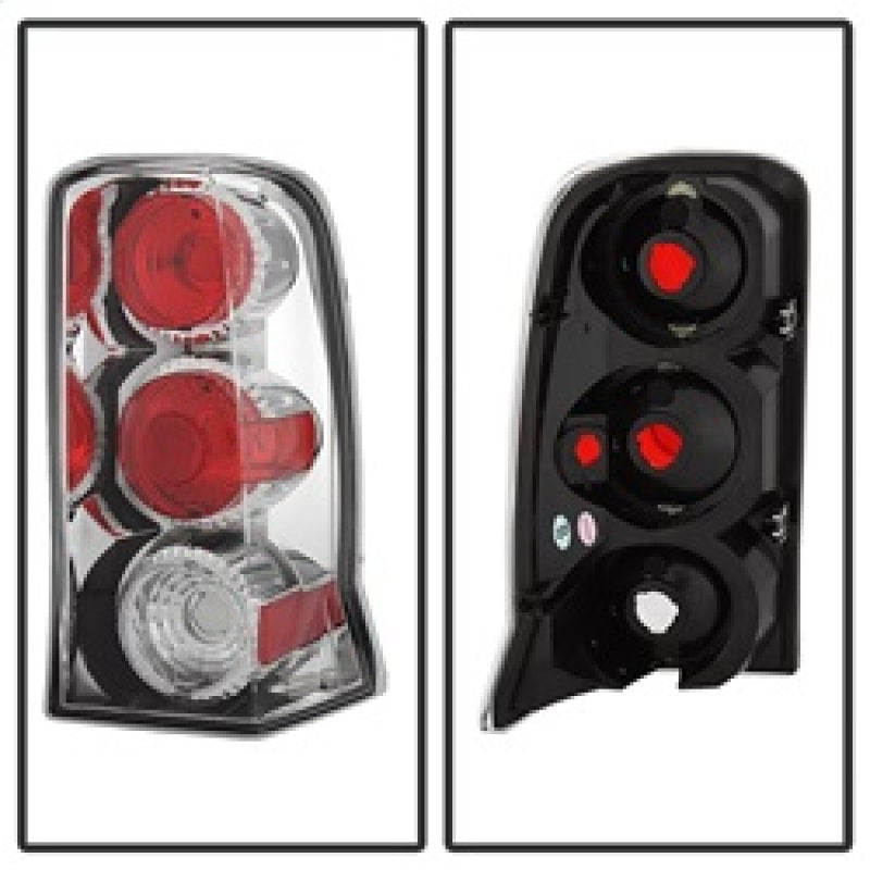 Spyder Cadillac Escalade SUV (Not EXT)02-06 Euro Style Tail Lights Chrome ALT-YD-CE02-C 5001603