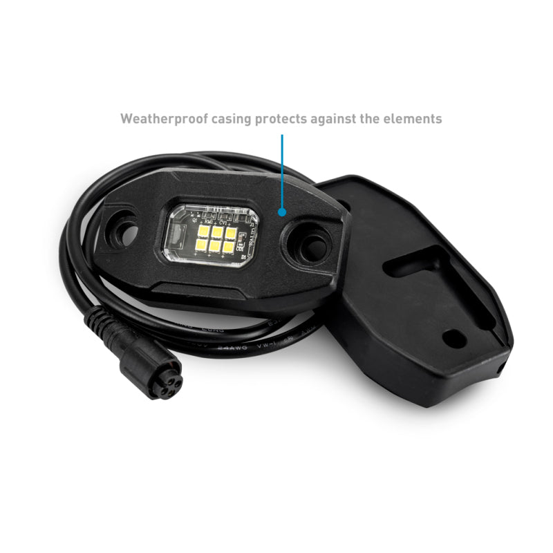 Borne Off-Road Rock Light (Kit of 4) Short Harness BNLT-RL-4A