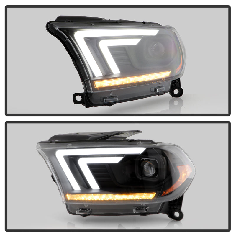 Spyder Dodge Durango 11-13 Halogen Model Only Projector Headlights - Black PRO-YD-DDU11SI-BK 5088284