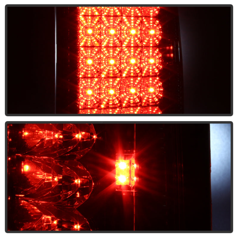 Spyder Dodge Ram 07-08 1500/Ram 07-09 2500/3500 LED Tail Lights Red Clear ALT-YD-DRAM06-LED-RC 5002631