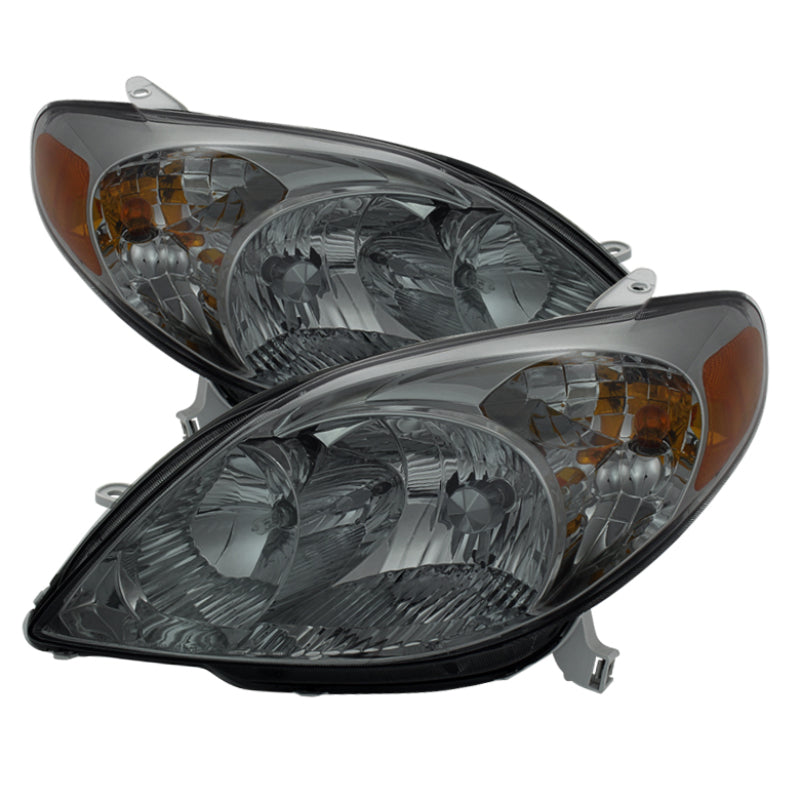SPYDER Xtune Toyota Matrix 03-08 Crystal Headlights Smoke HD-JH-TM03-AM-SM 9023736