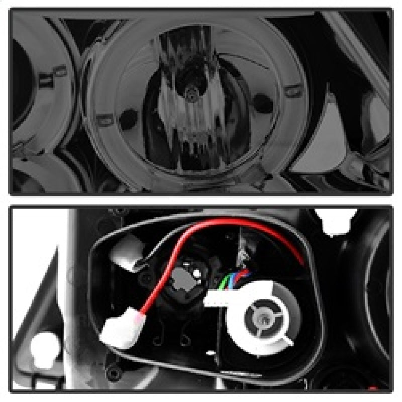 Spyder BMW E90 3-Series 06-08 Projector LED Halo Amber Reflctr Rplc Bulb Smke PRO-YD-BMWE9005-AM-SM 5009029
