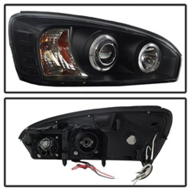 Spyder Chevy Malibu 04-07 Projector Headlights LED Halo LED Black High H1 Low H1 PRO-YD-CM04-HL-BK 5042675