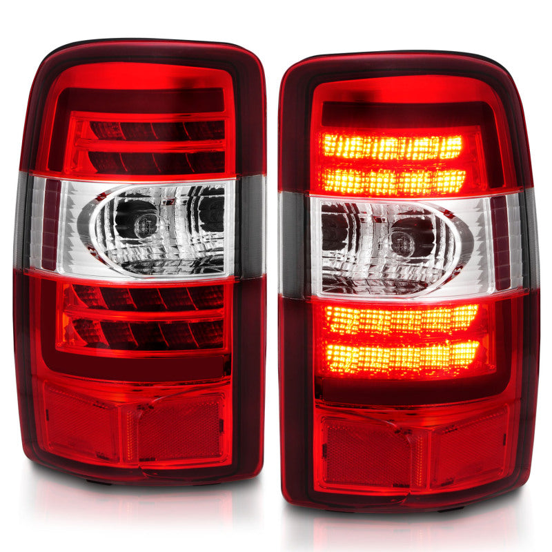 ANZO 2000-2006 Chevrolet Tahoe LED Tail Lights w/ Red Lens Chrome Housing 311364