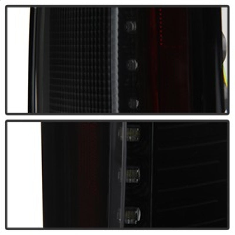 Spyder 15-18 Ford F-150 LED Tail Lights (w/Blind Spot) - Black Smoke (ALT-YD-FF15015BS-LBLED-BSM) 5085337