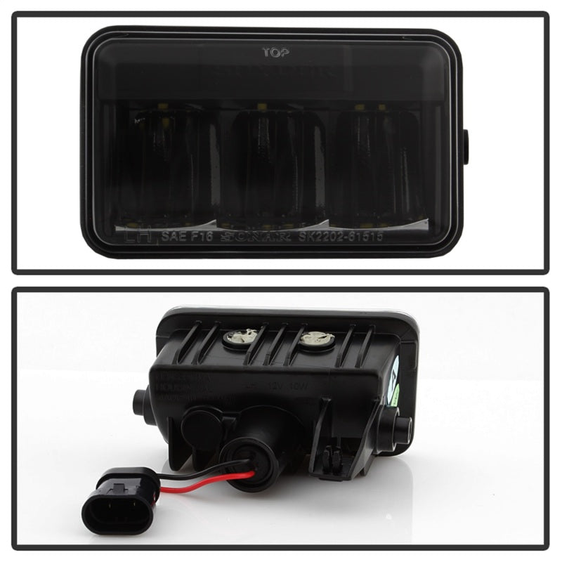 Spyder 15-16 Ford F-150 Fog Light - Black FL-YD-FF15015-LED-BK 5083975