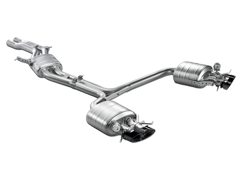 Akrapovic 12-15 Audi RS4 Avant (B8) Evolution Line Cat Back (Titanium) w/ Carbon Titanium Tips S-AU/TI/1H