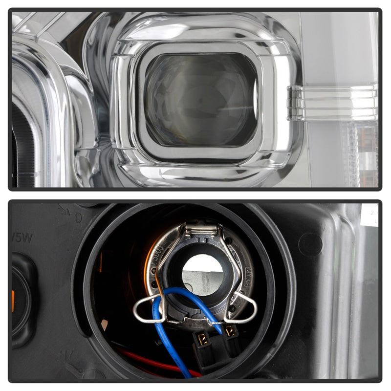 Spyder Ford F-250/F-350/F450 Super Duty 17-18 Projector Headlights Chrome PRO-YD-FS17-SBSEQ-C 5086273