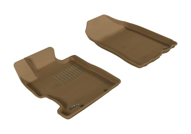 3D MAXpider 2006-2011 Honda Civic Kagu 1st Row Floormat - Tan L1HD01211502