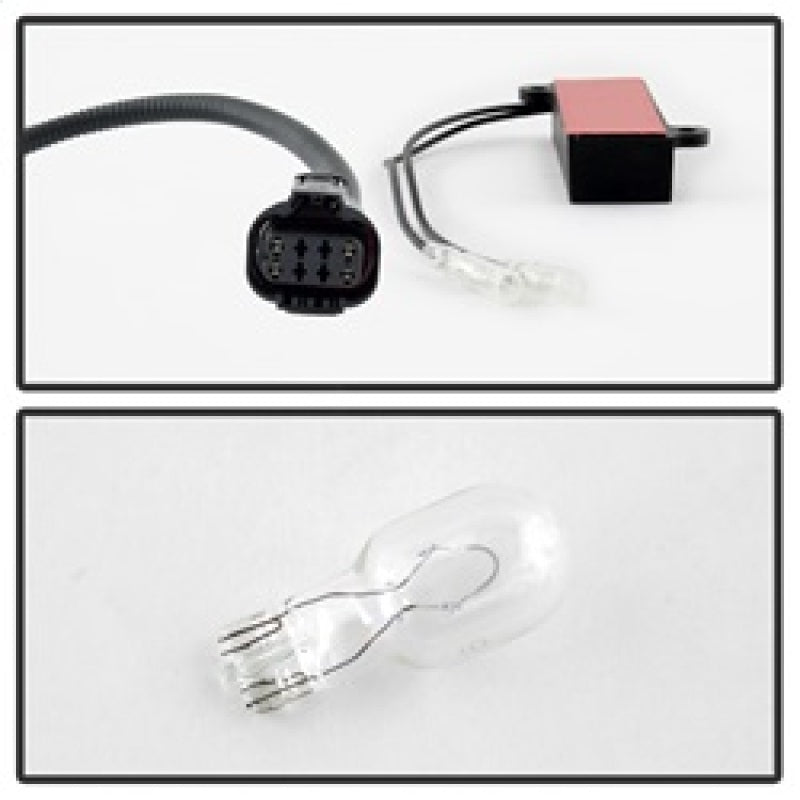 SPYDER xTune Chevy 1500 14-16 / Silverado 2500HD/3500HD LED Tail Lights - Black ALT-JH-CS14-LED-BK 9036545