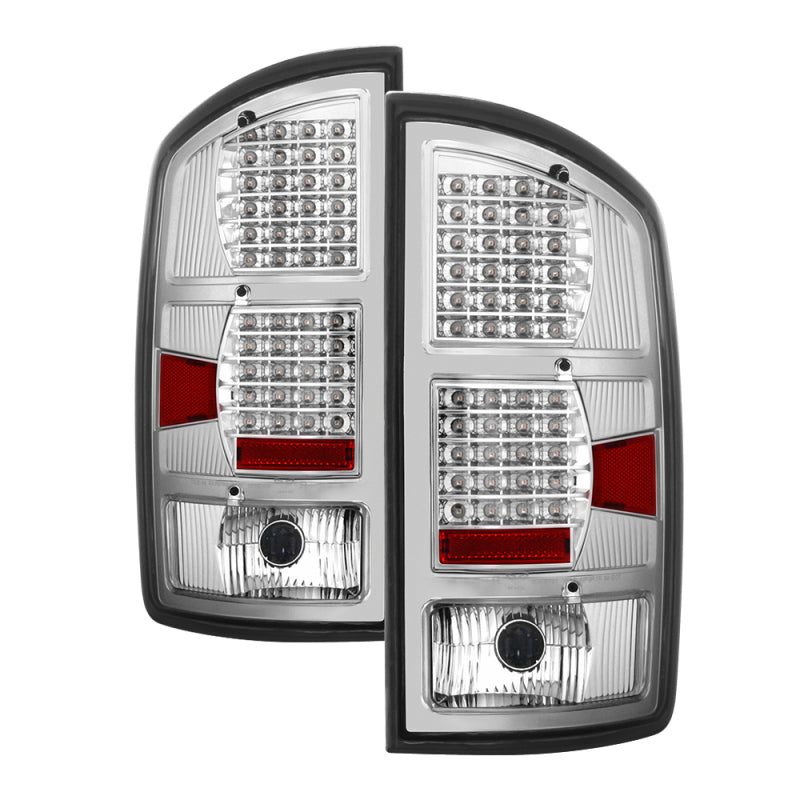 SPYDER Xtune Dodge Ram 02-06 1500 / Ram 2500/3500 03-06 LED Tail Light Chrome ALT-JH-DR02-LED-G2-C 9034794