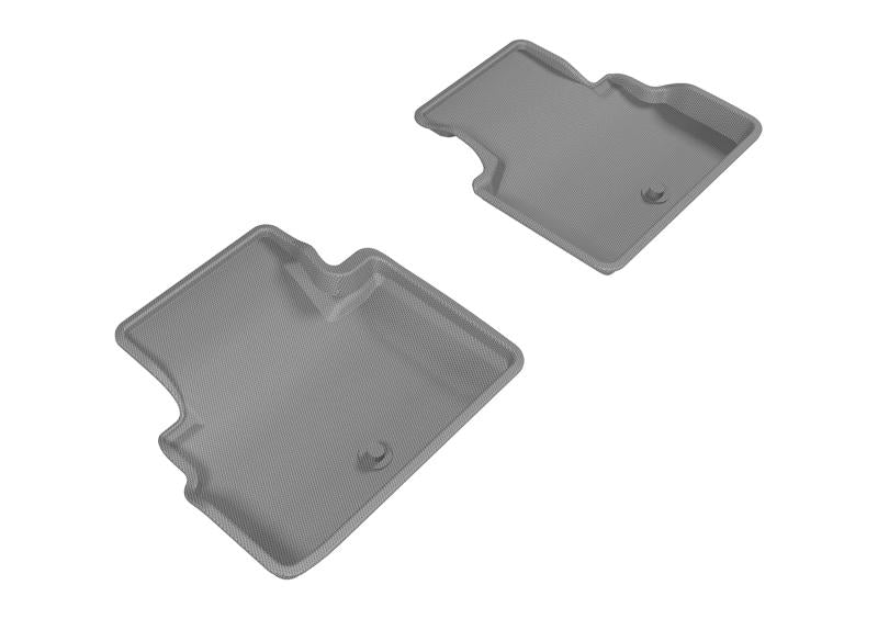 3D MAXpider 2017-2019 Infiniti Q60 Kagu 2nd Row Floormats - Gray L1IN02721501