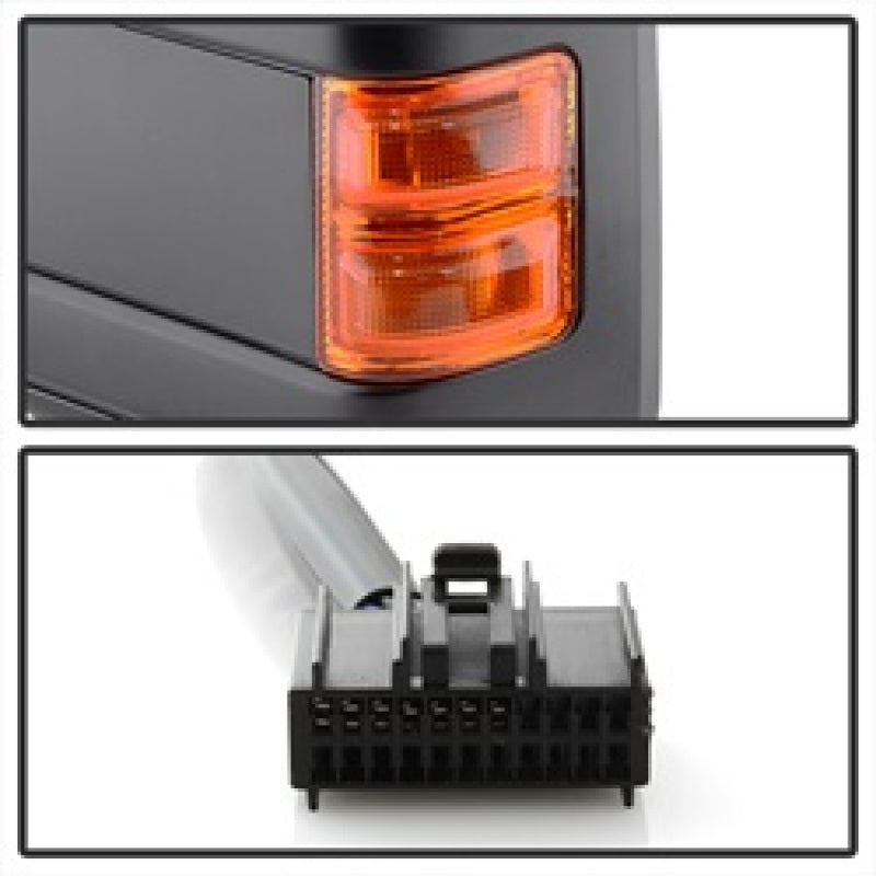 SPYDER Xtune Ford Superduty 08-15 L&R Extendable Power Heated Adjust Mirror Amber MIR-FDSD08S-PW-AM-SET 9935756