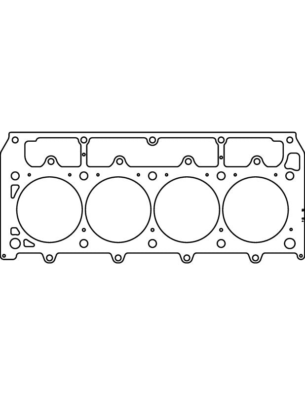 Cometic Gasket Cometic GM LSX Gen-4 Small Block V8 .060in MLX Cylinder Head Gasket - 4.200in Bore - RHS C5077-060