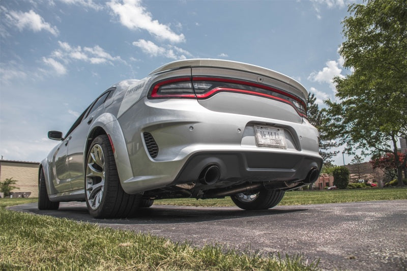 Corsa 15-21 Charger SRT/Hellcat/Redeye 2.75in Valved Catback DRE w/ Single 4.5in Blk PVD Tips 21072BLK