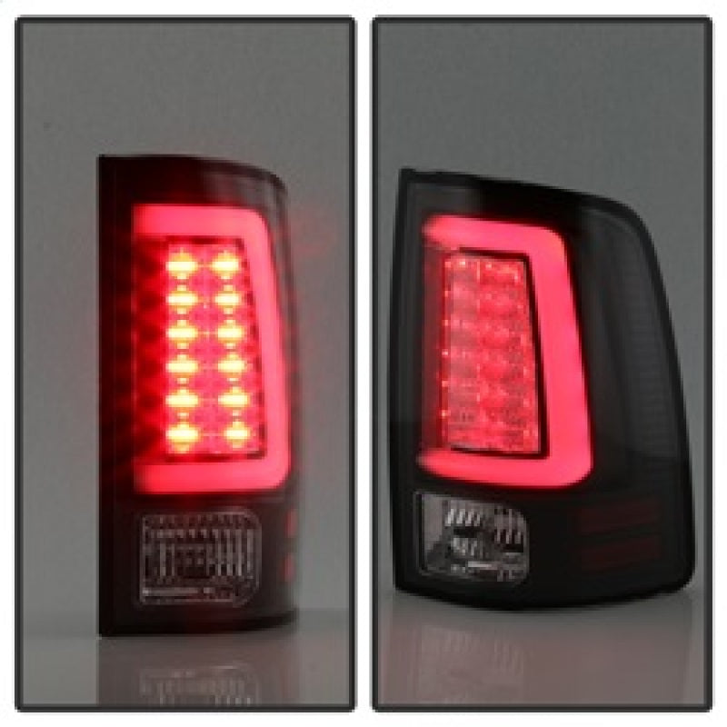 Spyder 09-16 Dodge Ram 1500 Light Bar LED Tail Lights - Black ALT-YD-DRAM09V2-LED-BK 5084026