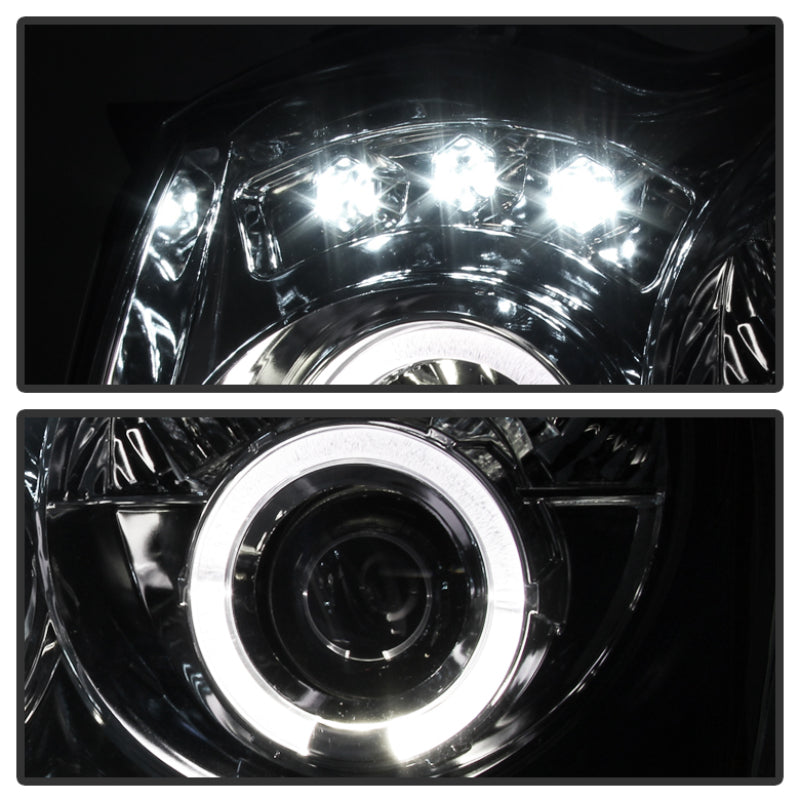 Spyder Jeep Grand Cherokee 05-07 Projector Headlights LED Halo LED Smke PRO-YD-JGC05-HL-SMC 5011114