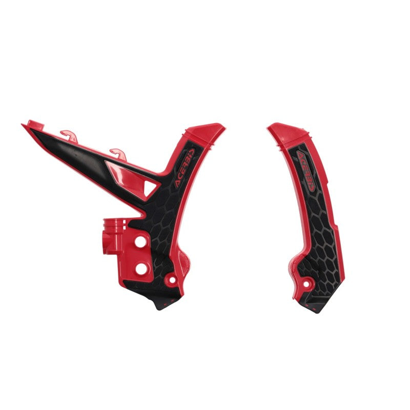 Acerbis 2024 GasGas MC/ MC-F/ EC/ EC-F/ EX250/300 EX-F Frame Guards- X-Grip - Red/Black 2984761018