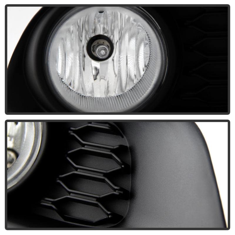 Spyder Dodge Grand Caravan 2011-2015 OEM Fog Light W/Universal Switch- Clear FL-DGC2011-C 5080417