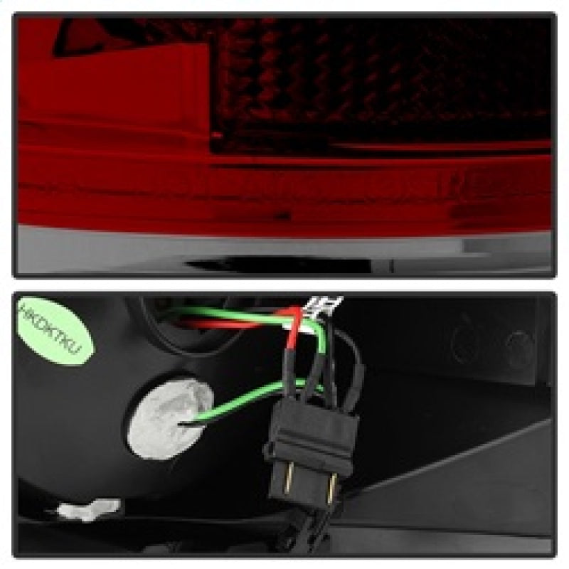 Spyder Toyota Tundra 07-13 LED Tail lights Red Clear ALT-YD-TTU07-LED-RC 5029607