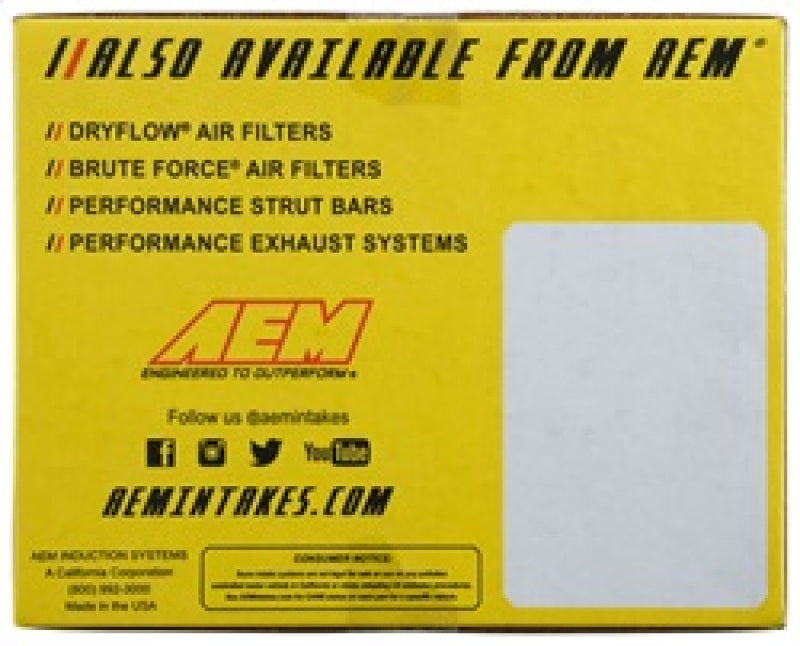 AEM Induction AEM 00-05 Toyota MR2 Spyder 1.8L Blue Cold Air Intake 21-462B