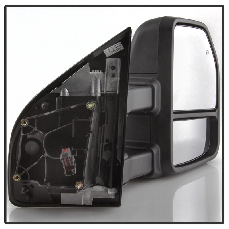 SPYDER xTune 15-17 Ford F-150 Heated LED Telescoping Pwr Mirrors - Smk (Pair) (MIR-FF15015S-G4-PWH-SM-SET) 9943065