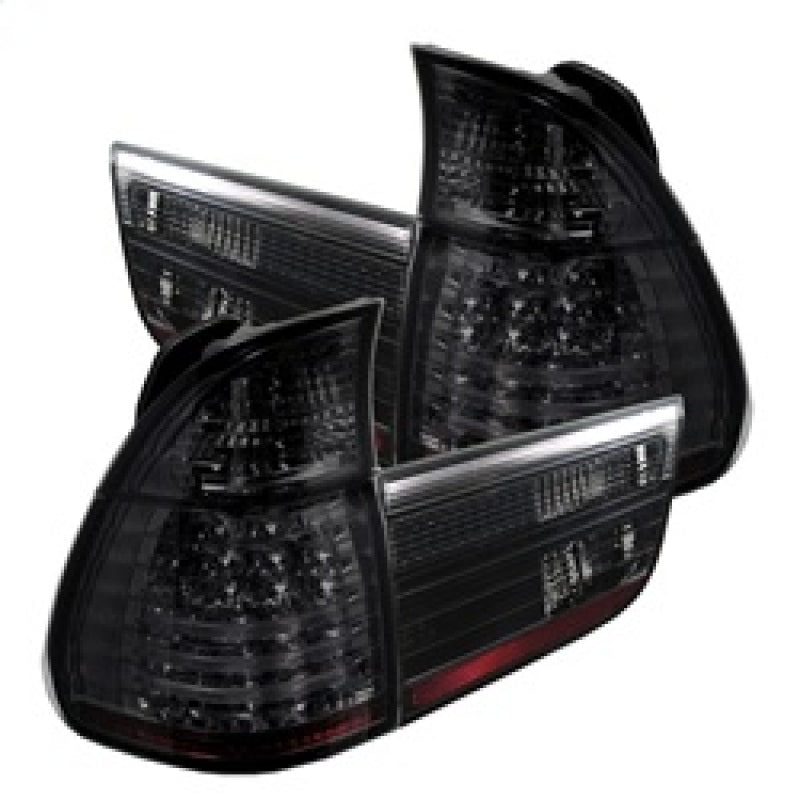 Spyder BMW E53 X5 00-06 4PCS LED Tail Lights Smoke ALT-YD-BE5300-LED-SM 5000828