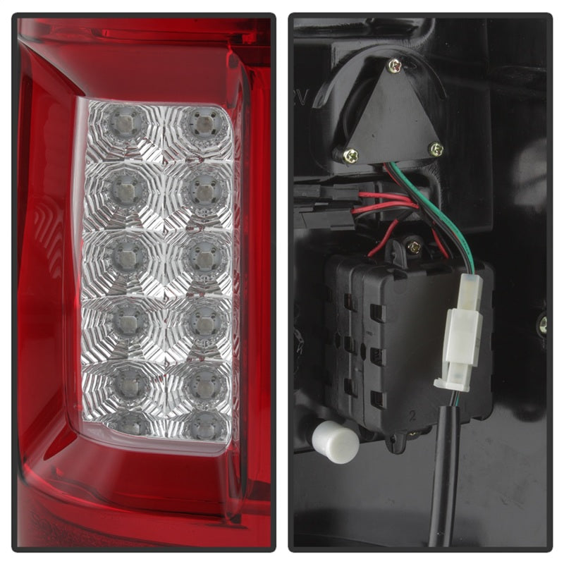 Spyder Ford F150 04-08 Styleside Tail Light V2 - LED - Red Clear ALT-YD-FF15004V2-LBLED-RC 5084194