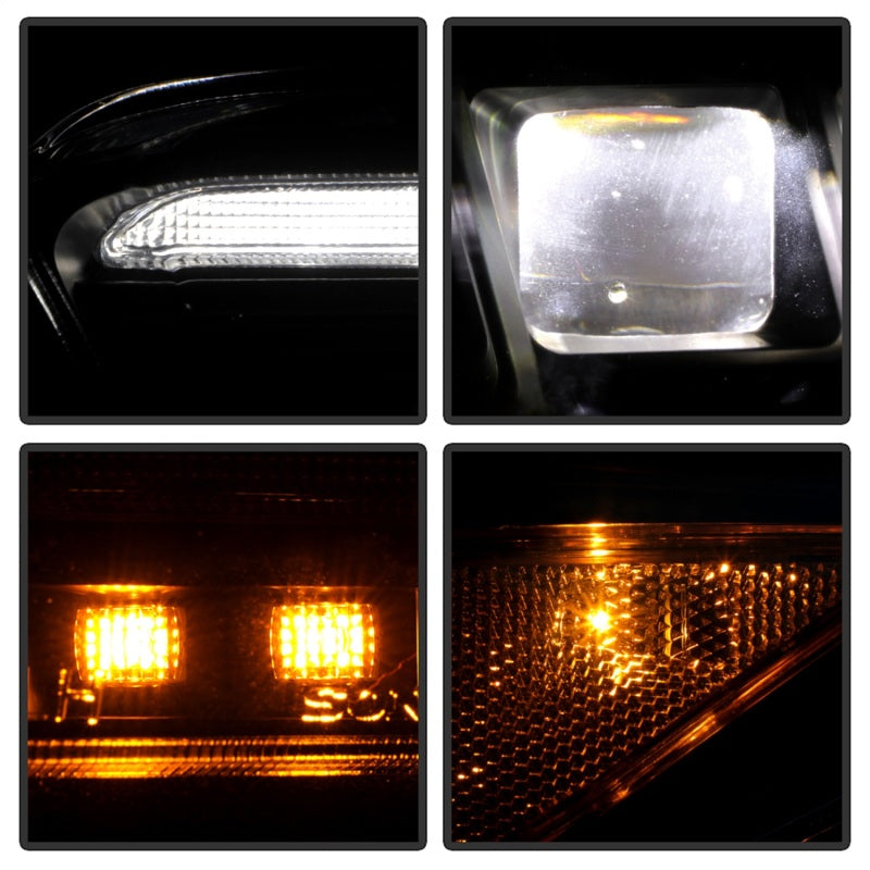 Spyder 16-20 Toyota Tacoma LED Model Only High-Power LED Headlights - Black PRO-YD-TT16LEDAP-BK 5088390